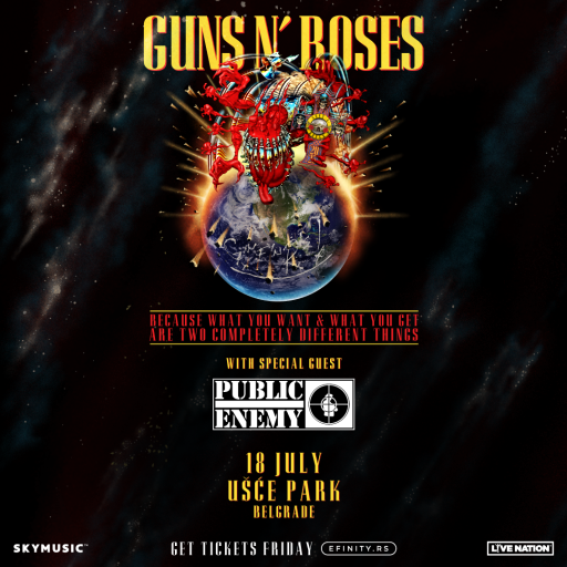 Guns N' Roses Beograd 2025 SKYEVENTS